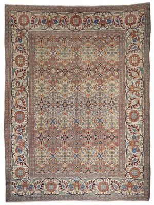  Khorasan Carpet -  Loistavat värit ja geometrinen harmonia!